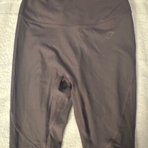 Gray/Silver High-Waisted Leggings